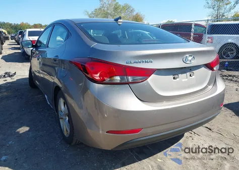 2016 Hyundai Elantra Value Edition z USA, uszkodzony, nr VIN 5NPDH4AEXGH738204